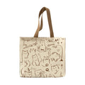 Reusable Organic Women Large Capacity Canvas Tote Bags Animal Prints Student Simple Single Shoulder Shopping Customized Color