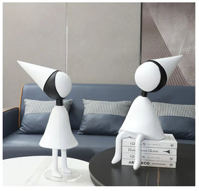 Pointed Cartoon Ida Crow Character Ornament Resin Cartoon Sculpture Decoration Home Decoration Crafts