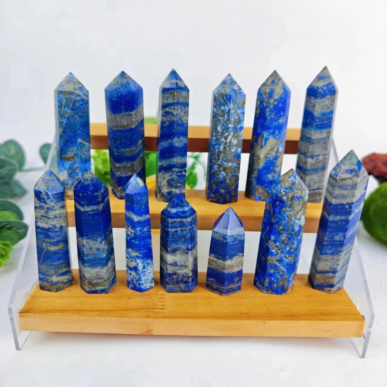 Wholesale Polishing Natural Crystal Healing Stones Crystal Tower Lapis Lazuli Point for Fengshui