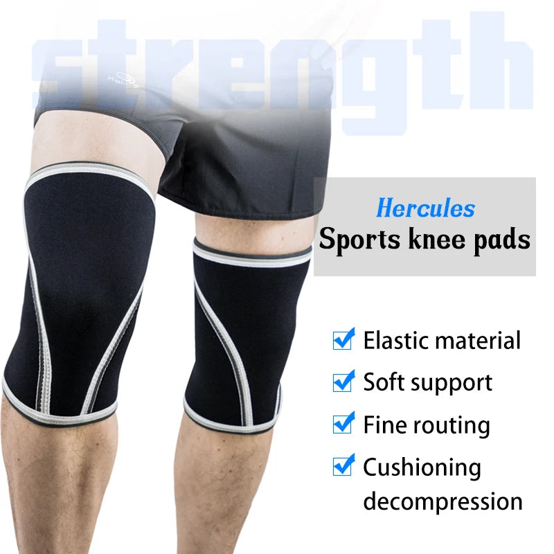 Weightlifting 7mm Knee Sleeve Neoprene Knee Brace Powerlifting Knee Support