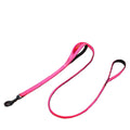 Wholesale Small Size Heavy Duty Multifunction Polyester Cotton Webbing Reflective Double Handles Dog Walking Training Rope Leash