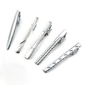 Men's Practical Tie Clip New Fashion Style Metal Simple Bar Clasp Iron Bowtie Clasp Tie Pin Gift Accessory