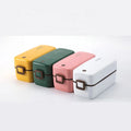 Hot Selling Microwave Safe Leakproof Food Container Bento Lunch Box Double Layer Silicone Washer Lunch Box