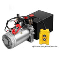 HCIC Factory Sale Tipper Trailer 12V 24V 48V 72V Dual Action 4 Quart Electric Hydraulic Pump Power Unit for Dump Truck