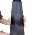 Straight Human Hair Bundles 10--40inch Brazilian Straight Hair Weaves Bundles for Women Natural Black Color Remy Human Hair