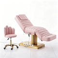 Modern Luxury Gold Spa Bed Massage Table Electric Facial Cosmetology Bed for Beauty Salon With Chair