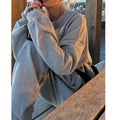 E220556 Blank Streetwear Long Sleeve Women Hoodie Set Graphic Women's Sweater Hoodies With Jogers Set Two Piece Hip-Hop Jumper