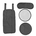 Castor Oil Pack Reusable Soft Comfort Body Care Wrap Anti Oil Leak Castor Oil Pack Compress with Adjustable Elastic Strap