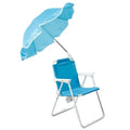 Outdoor Folding Kids Camping Chair Beach Chair with Umbrella for Children