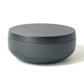 Wholesale Matte Black Color Big Round Thick Can 16oz Candle Tin