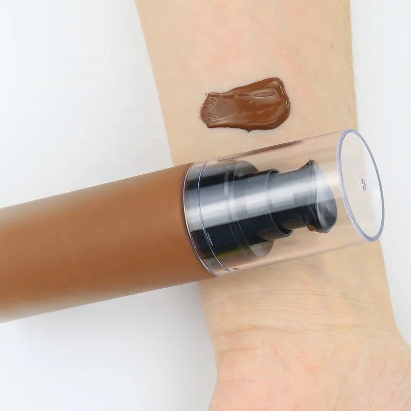 Liquid Foundation Natural Full Coverage Foundation Makeup Oil Control Facial Blemish Concealer Color Foundation