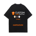 ZYtshirt 250g Wholesale O-neck Streetwear Cotton T-shirt Customized Loose Blank Tee With Embroidery for Custom Oversized t Shirt