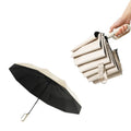 2025 Ring Buckle Rain Umbrella Portable Automatic Windproof UV Folding Umbrella with Full Print
