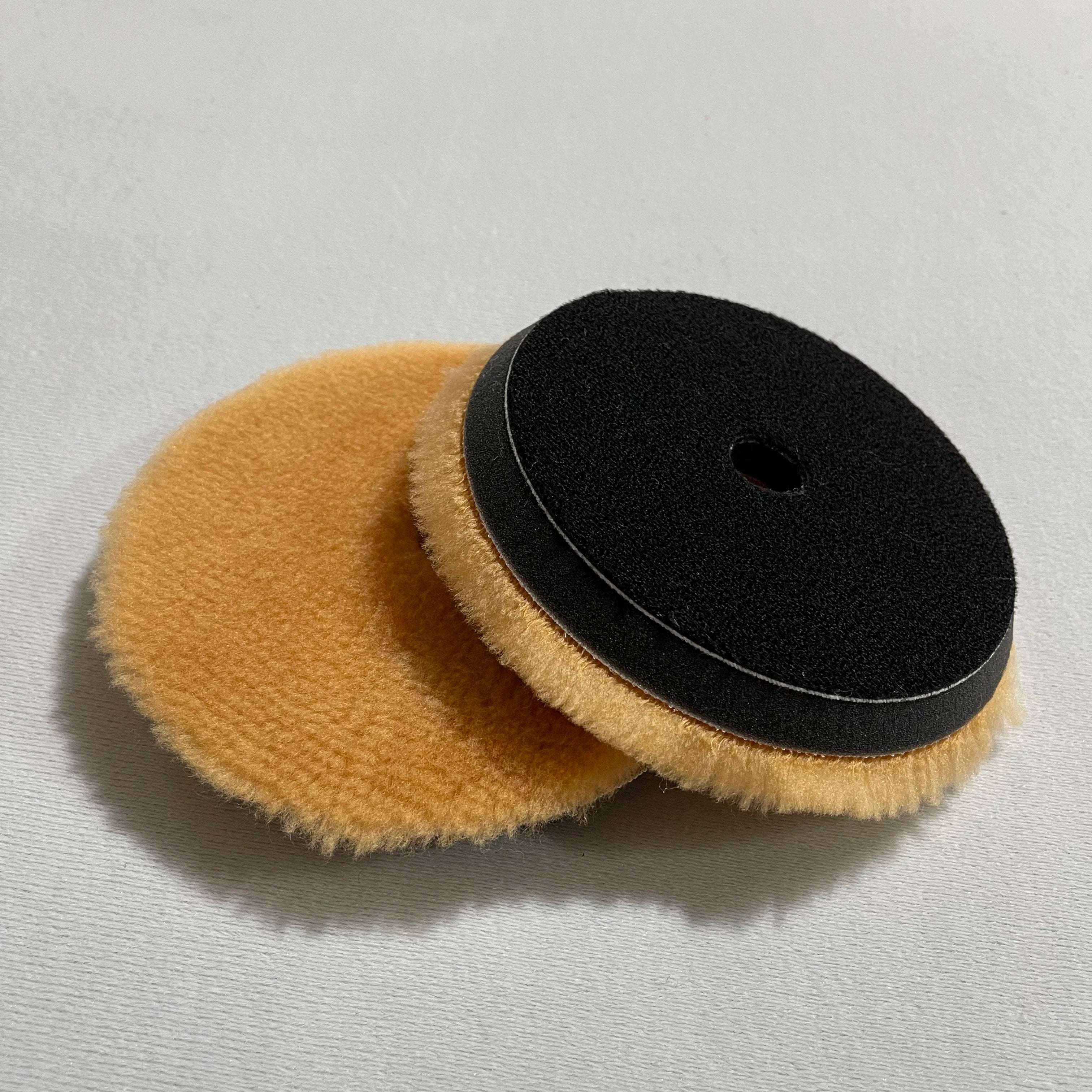 Car Polisher Wool Pad 3" 5 "6 Inch Wool Buffing Pad Lamb Wool Polishing Pad Car Auto Polish Circular Sponge