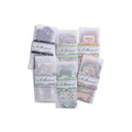 40pieces/pack Notebook Sample Data Moments Series Hollow Collage Card Hand Account Material Decoration 6 Models