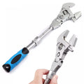 Professional 5 1/10 Inch Adjustable Multifunctional Retractable Heavy-Duty Foldable Ratchet Wrench Hand Tools