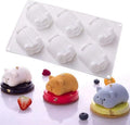 HY Silicone 3D 6 Cavity Cute Pig Cake Mold for Baking Mousse Chocolate Sponge Moulds Pans Cake Decorating Tools Mould