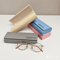 Factory-Produced PU Leather Storage Box for Eyeglasses Embossed Logo Sunglasses Case with Customized Glasses Case