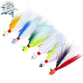 Artificial Hard Freshwater Saltwater Long Cast Sea Bass Perch Pike Metal Bucktail Jig