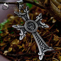 SS8-372TP Steel Soldier Wholesale Fashion Simple High Quality Stainless Steel Hip Hop Chain  Cross Pendant Necklace for Man