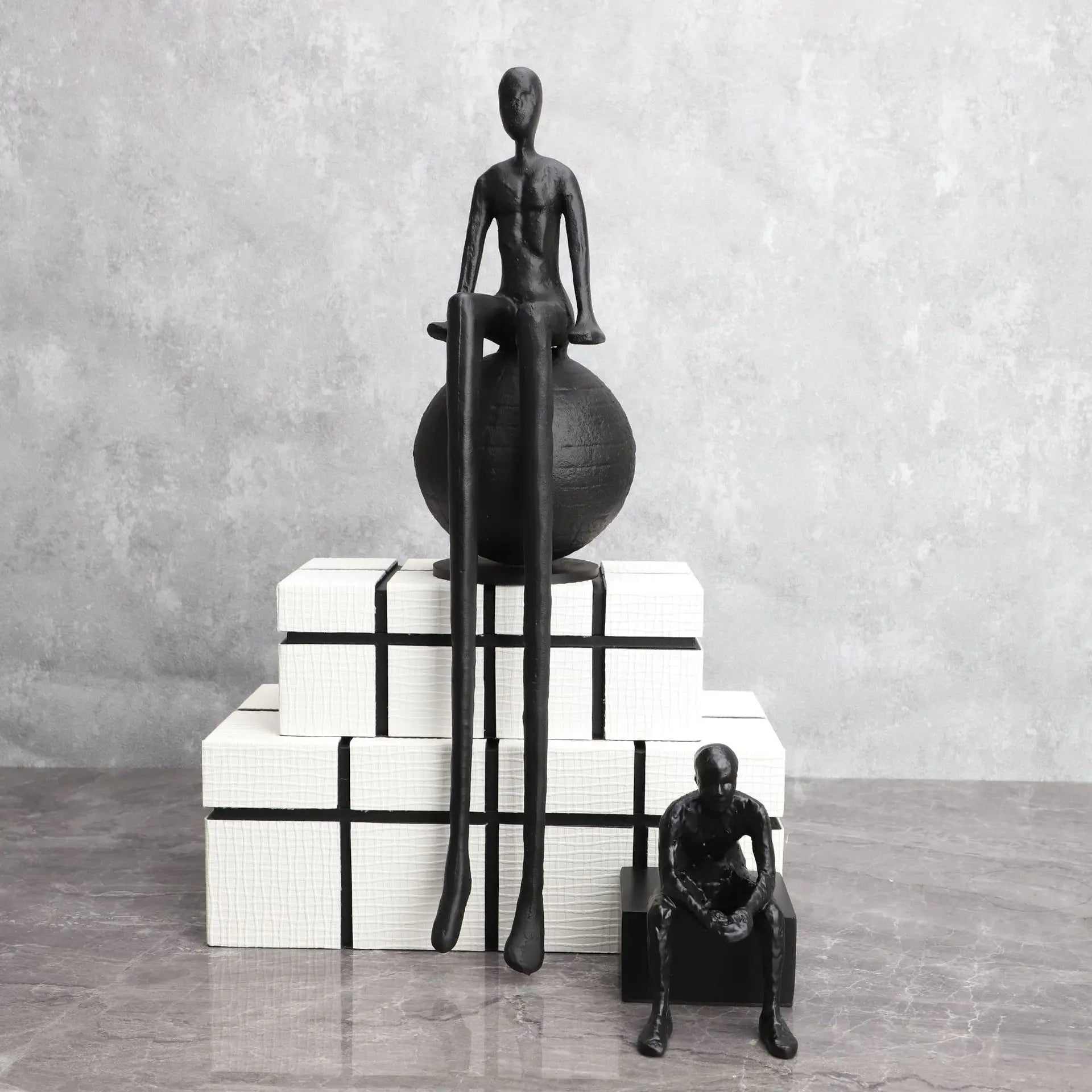 Sculpture Interior Decorations Creative Character Ornament Home Art Crafts Ornament