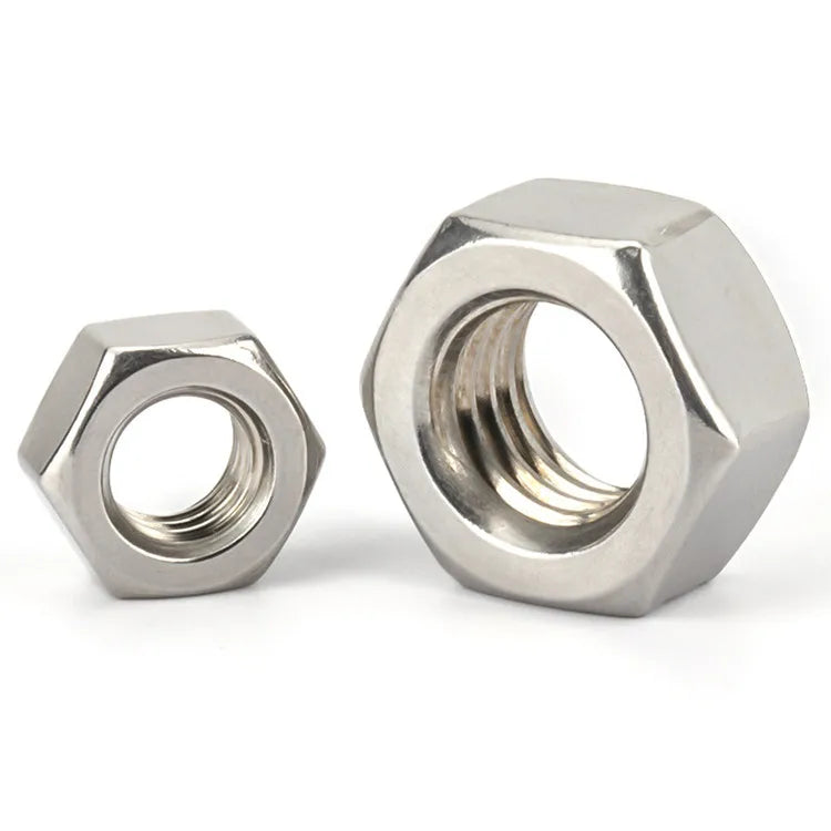 Nickel Plated Hex Nuts M2 M3 M4 M5 M6 M8 DIN934 Hexagon Nuts