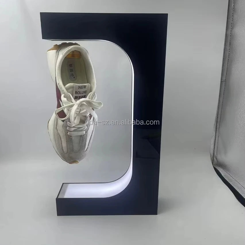 Rechargeable Shoe Floating Stands Magnetic Levitating Bottle Shoes Display