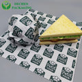 Custom Deli Paper Greaseproof Baking Sandwich Burger Wrapping Paper Printing Wax Packaging