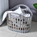 M8308home Folding Colorful Portable Laundry Basket Laundry Plastic Basket Collapsible Laundry Baskets
