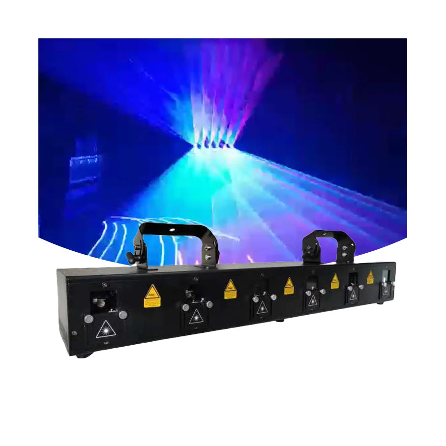 Easy to Operate 12/21/72/126 Ch 6W 6 Eyes Rgb Full Color Scanning Laser Light