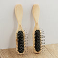Wooden Paddle Hair Brush with Nylon Bristle Pins Can Stimulate Scalp to Help Scalp Massage and Hair Growth