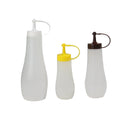 250/360/480/720ml HDPE Food Grade Sauce Bottle for Mustard & Skin Care Packaging for Squeeze Empty Bottles