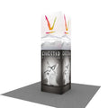 Lightweight 10ft Aluminum Portable Display Tower Collapsible Trade Show Equipment for Advertising Expo Event Reusable Easy