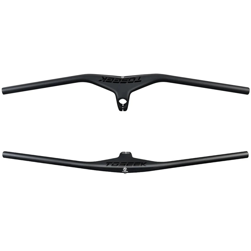 TOSEEK Mtb Handlebar  28.6mm 17Degree 701-800mm Width Carbon Handlebar 260g Bicycle Accessories Manubrio De Bicicleta