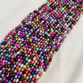 5-6 mm A+ Full Color Rice Freshwater Pearl Loose Wholesale Freshwater Pearl in Strand -37 cm