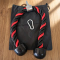 Gym Accessories Bodybuilding Black Red Double Grip Nylon Braided Tricep Rope for Sover Machine