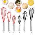 Portable Mini Wireless Electric Egg Whisk Beater Mixer All Sizes Stainless Steel and Plastic Handle Durable Metal Material