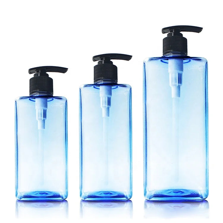 YANSEN 500ml 300ml Plastic Pet Shampoo Bottles Wholesale with Pump Sprayer for Shampoo Lotion Plastic Bottle Packaging