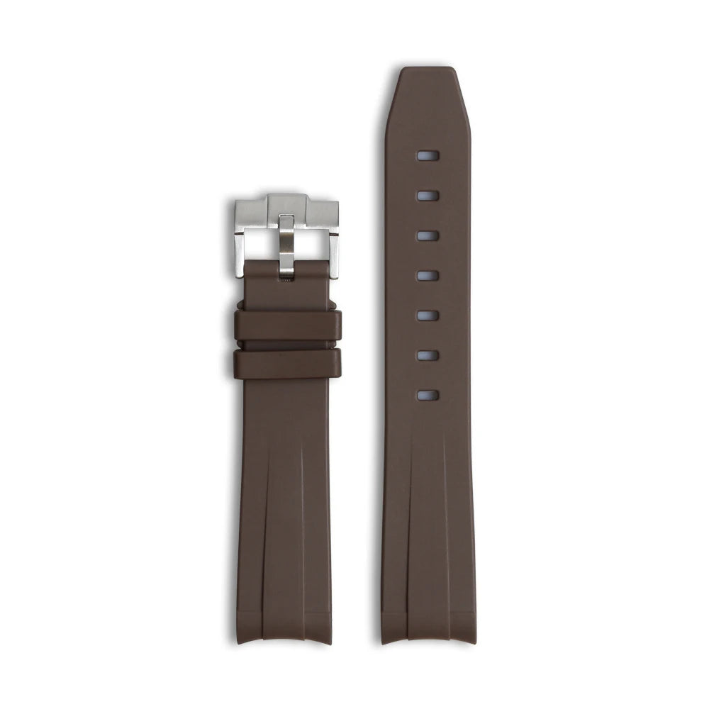 OEM/ODM Suppler in Stock TPU/Rubber Watch Strap Curved End Watch Band 20/21/22 mm Replaceable Waterproof Sport Wrist Bracelet