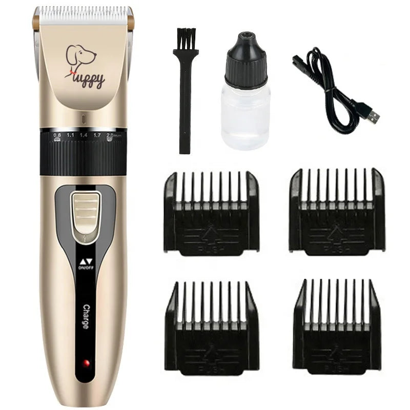 USMILEPET Best Seller Dog Clippers Low Noise Electric Dog Trimmer Electric Quiet Hair Clipper Set for Pet Hair Salon