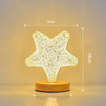 New Trend Usb Led Brightness Adjustable Touch Remote Timing Decorative Table Lights Moon Stars Lamp for Room
