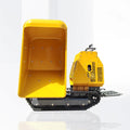 Garden Track Dumper Multifunctional Tracked Mini Dumper Loader for Construction Chinese Self-loading 1200kg Crawler Mini Dump