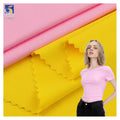YX777 210gsm Super Soft Comfortable Women's Bottoming Shirt Yoga Wear Fabric 94 Polyester 6 Spandex Stretch Knitted Fabric
