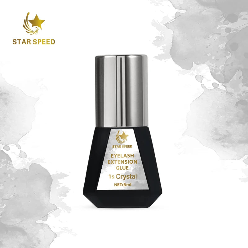 StarSpeed 1s clear Glue for Eyelash Extensions Fan Making Lash Glue Fast Dry Stong Eyelash Adhesive Ready to Ship Short Shipping