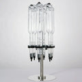 Rotatable Design 6 Heads Perfume Bar Whole Store Perfume Display Rack with 6 Pump Head Distributor 6 Bottles Perfume Dispenser
