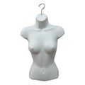 An Apparel Hanger for Female Mannequin Torso With a Hollowed-out Back and Hooks