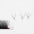 Best Popular W-3D W-4D W-5D W-6D W-8D Eyelash Wholesale Korean Clover Eyelash Extensions Individual W Lashes