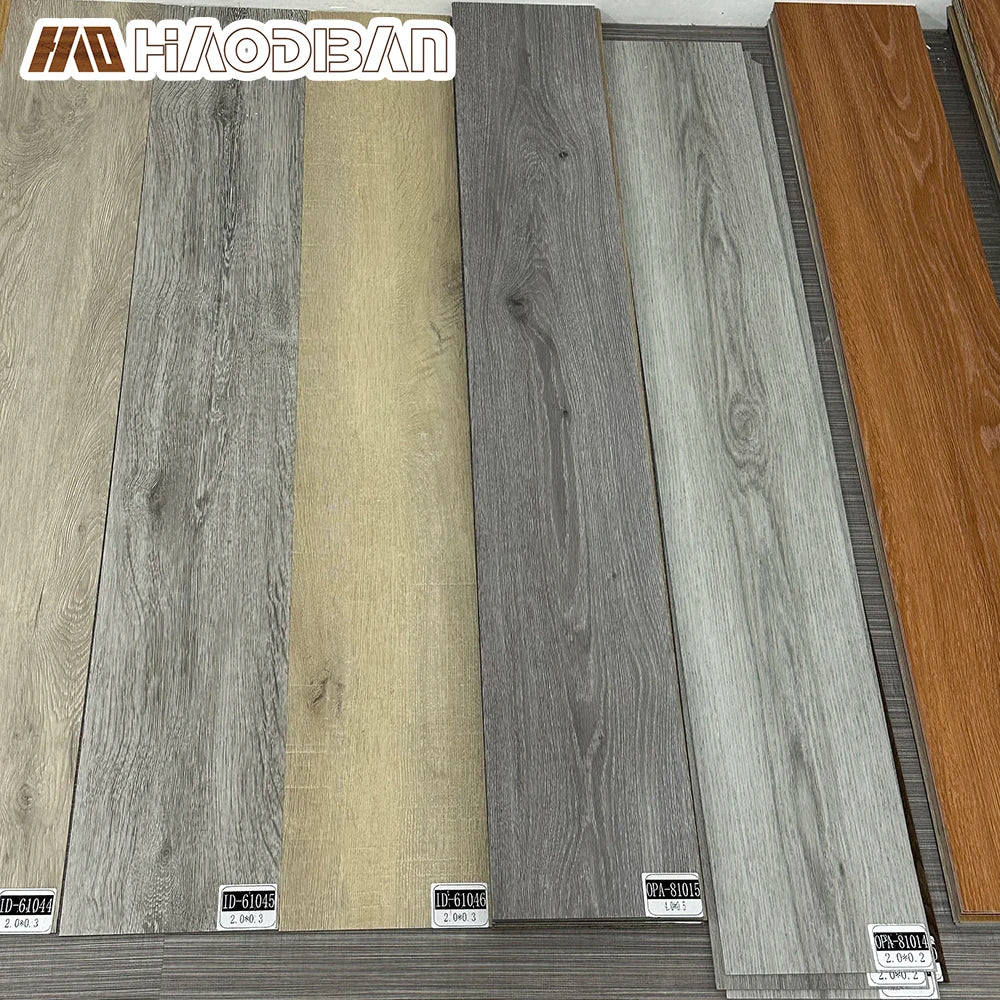 Anti Scratch Wood Grain Luxury Vinyl Plank Sheet Flooring 100% Waterproof 2mm LVT with Graphic Design