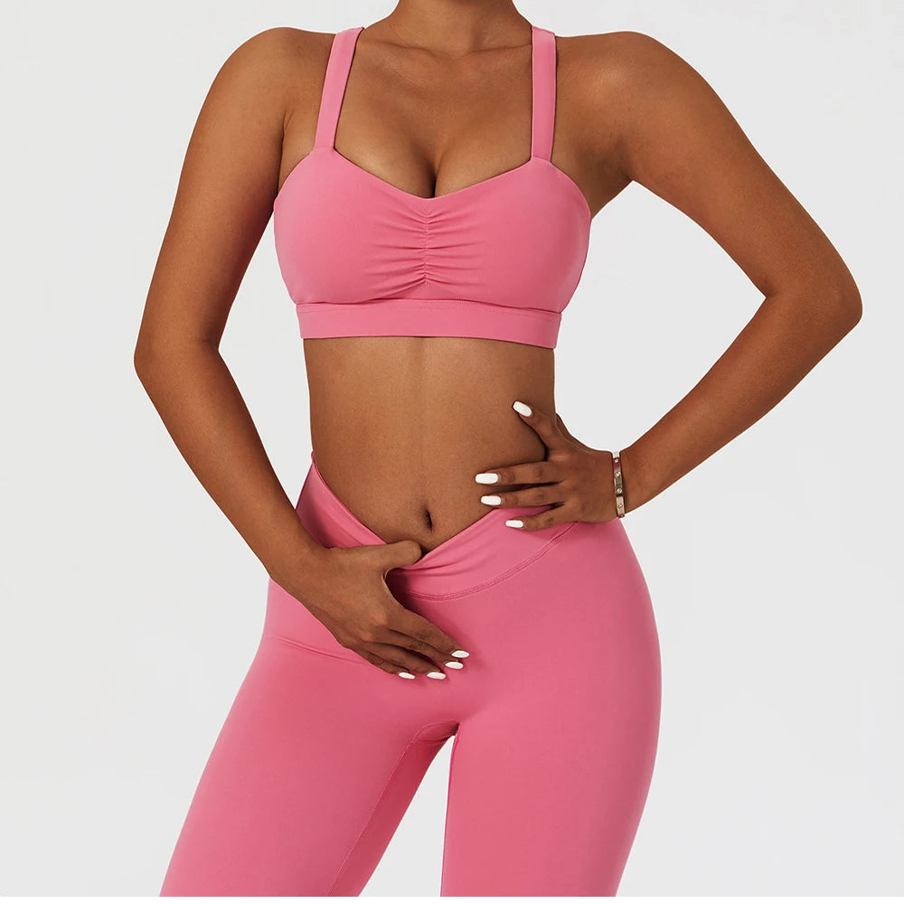 Active Apparel Women Four Way Stretch Gym Fitness Sets Sportswear Yoga Sets Workout Clothing