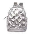Multi-Pockets Fashion Space Puffer Padded Down Back Pack Bag Other Travel Women School Winter Backpack for Girs